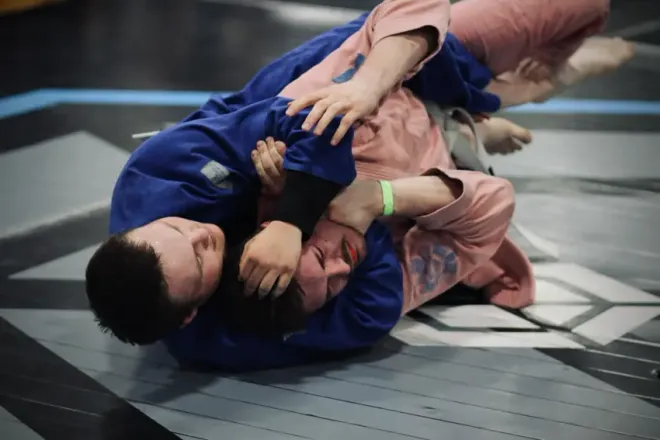 Live sparring at Ethos BJJ