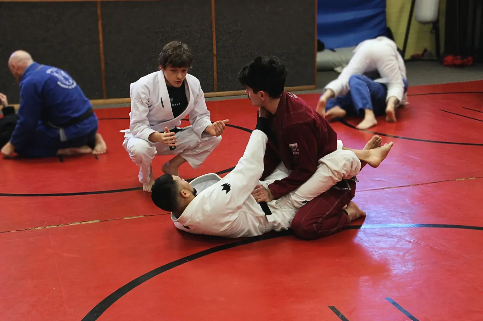 Ethos BJJ team on the mats — beginners welcome